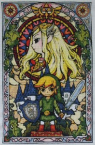 Zelda stained glass window – finished! – Eponases